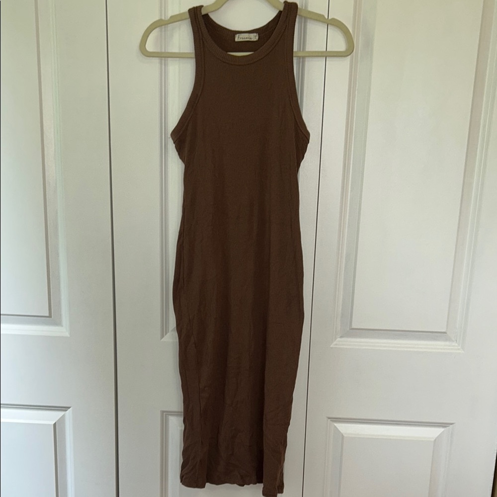 Brown Midi Dress